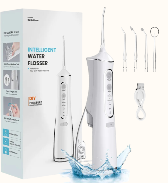 Intelligent Electric Water Flosser For Braces - 300ml