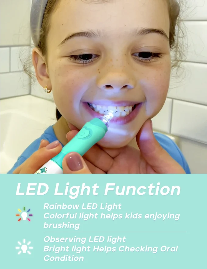 SG977 Childs Electric Toothbrush with LED light.