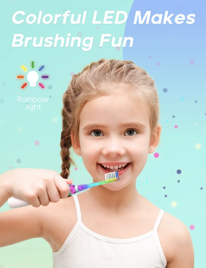 SG977 Childs Electric Toothbrush with LED light.