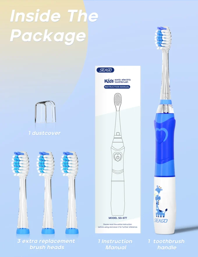 SG977 Childs Electric Toothbrush with LED light.