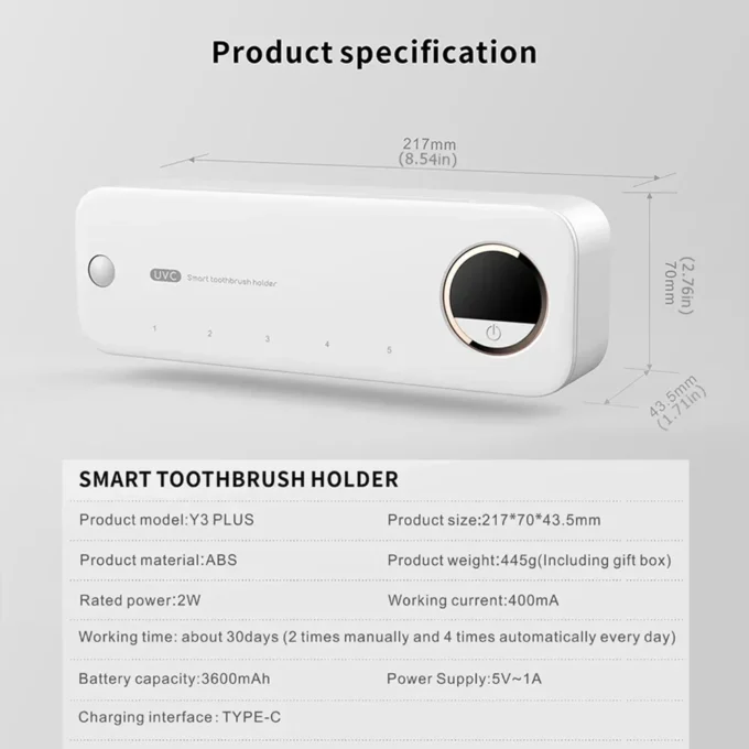 Xiaomi UV Toothbrush Sanitizer and Holder