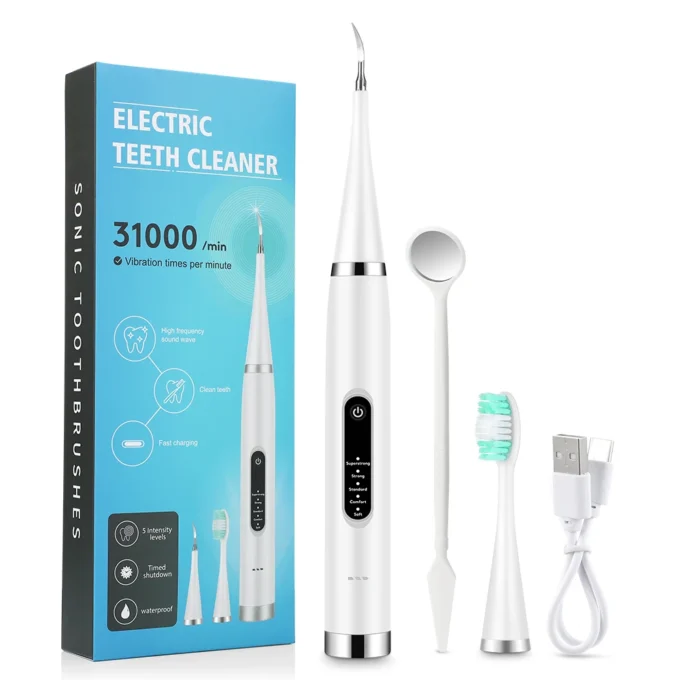 Electric Teeth Cleaner Dental Calculus, Plaque, and Tartar Remover.